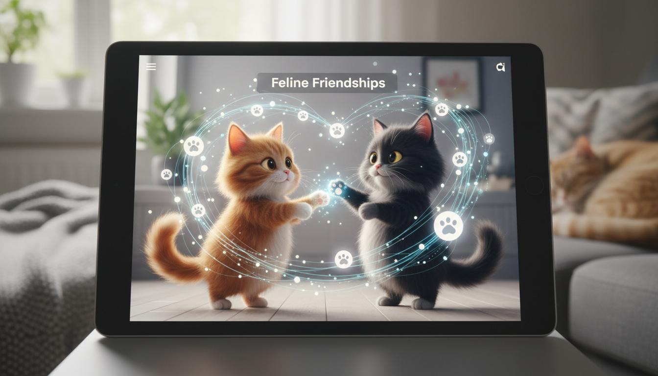 Digitale Katzenfreundschaften App: Wie Technologie Katzen Verbindet