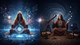 Digitale mystische Beratung vs Astrologie: ein praktischer vergleich