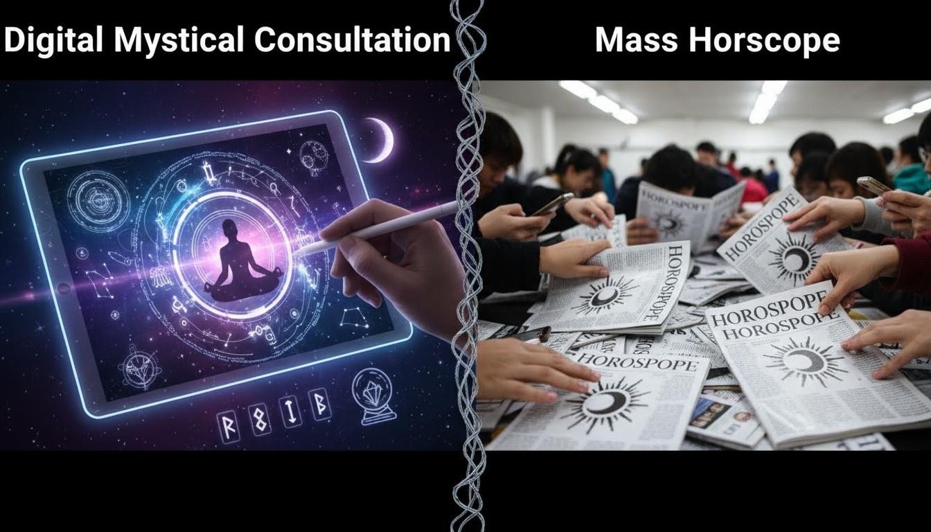 Digital Mystical Consultation Vs Mass Horoscopes: Understanding the Difference