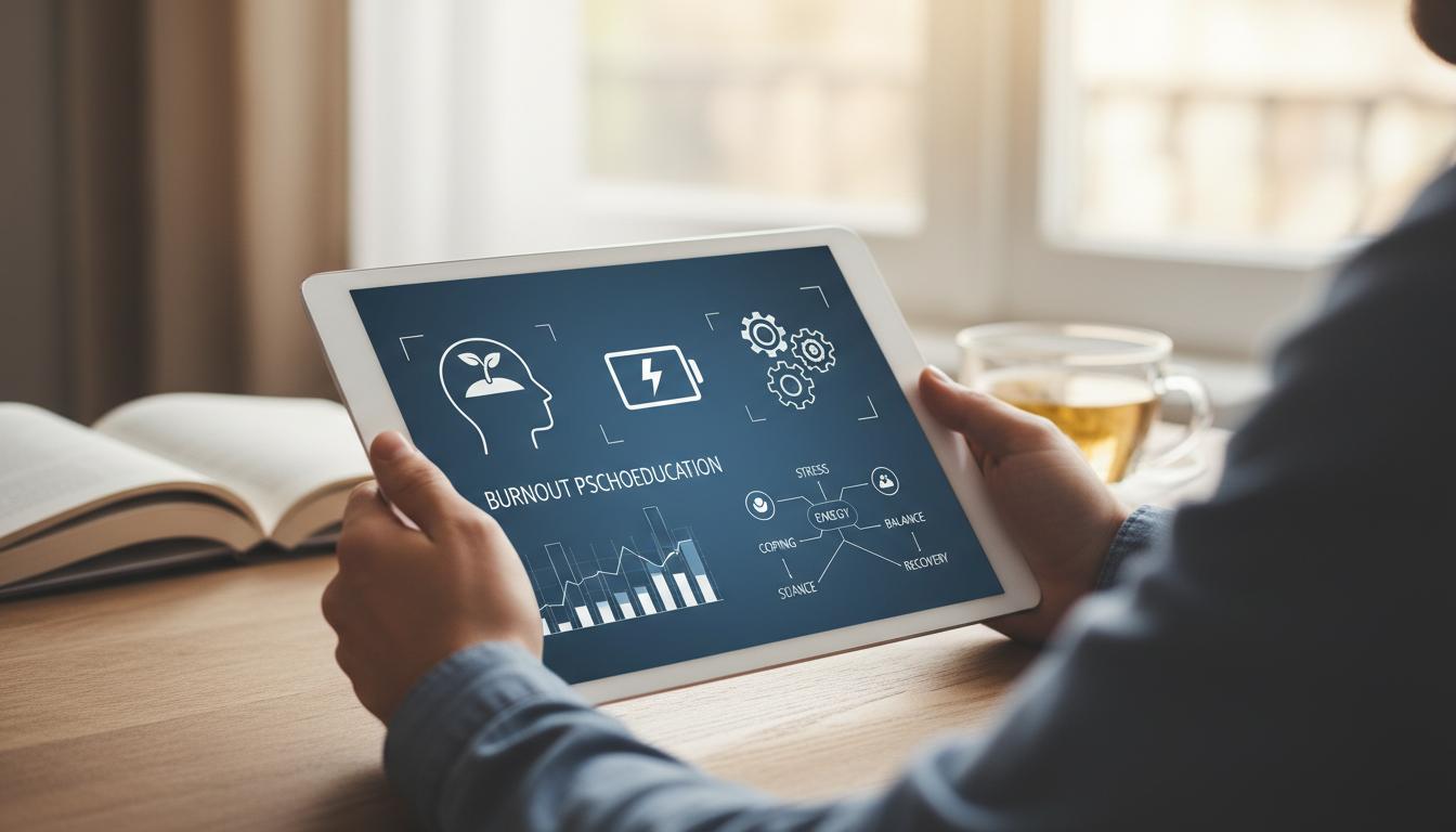 Digitale Psychoedukation Burnout: Wie Digitale Angebote Helfen Können