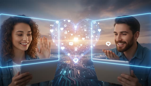 Digitale romantische Beziehung online führen: ein praktischer guide