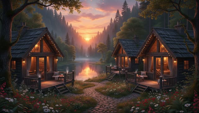 Romantyczne domki: przewodnik po najlepszych miejscach na wyjazd