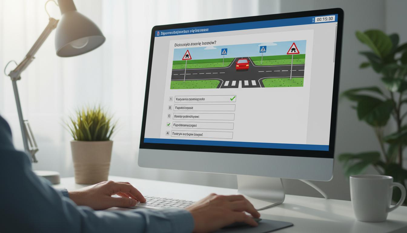 Egzamin na prawo jazdy online: jak się przygotować i zdać za pierwszym razem