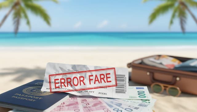 Error fare: jak znaleźć tanie bilety lotnicze krok po kroku