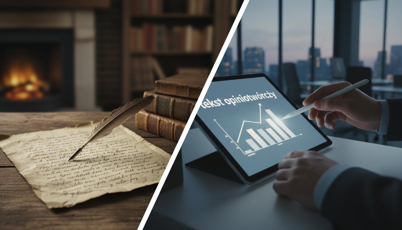 Felieton a tekst opiniotwórczy: różnice i cechy charakterystyczne