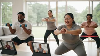 Fitness online dla osób otyłych: praktyczny poradnik treningowy