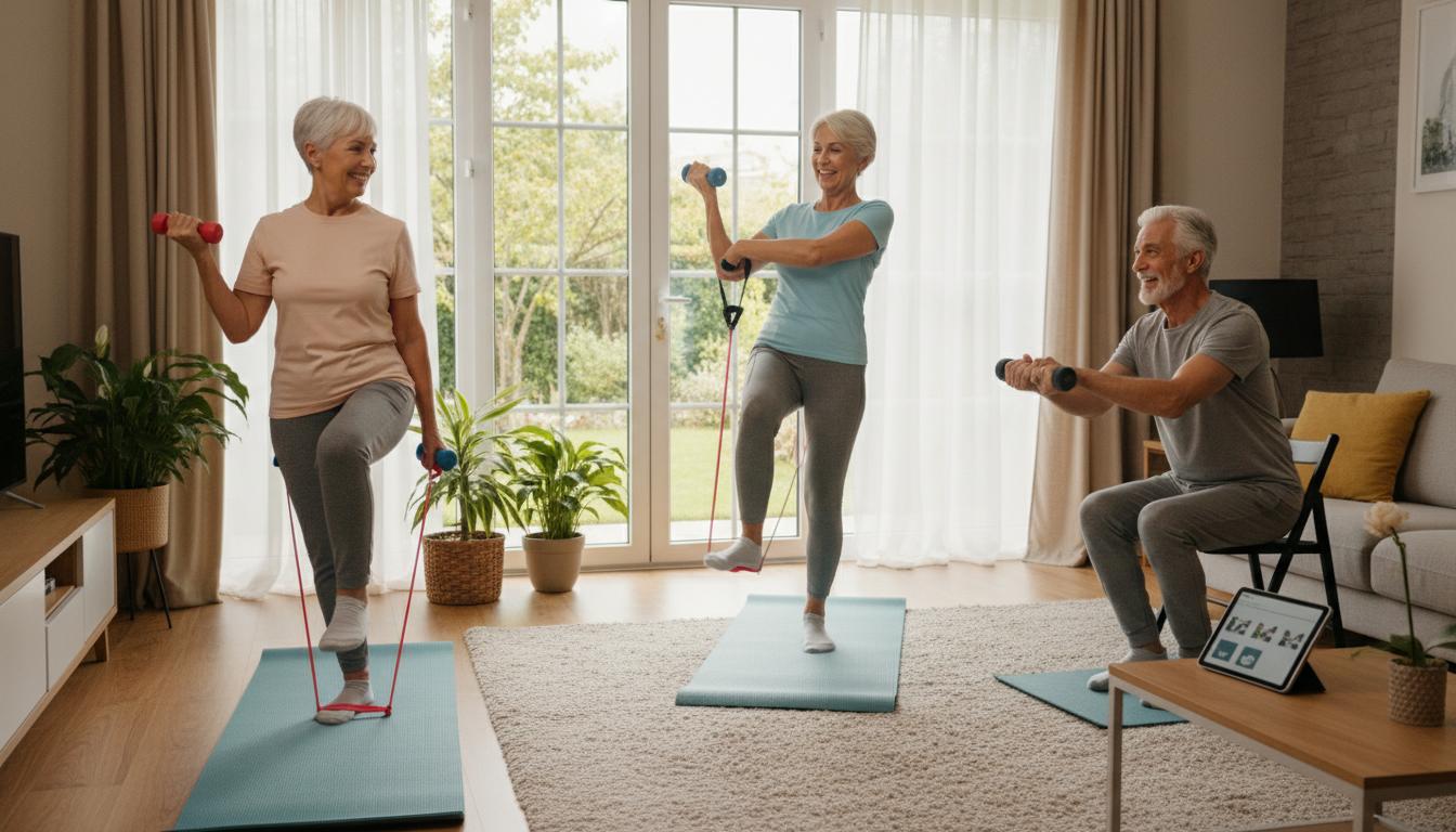 Fitness w domu dla seniorów: praktyczny przewodnik na każdy dzień
