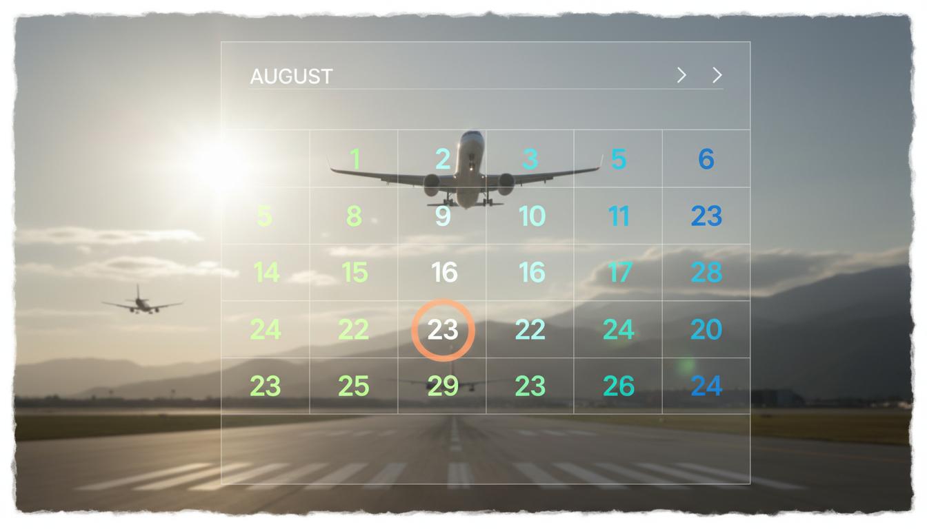 How to Use a Flight Fare Calendar to Find the Best Deals