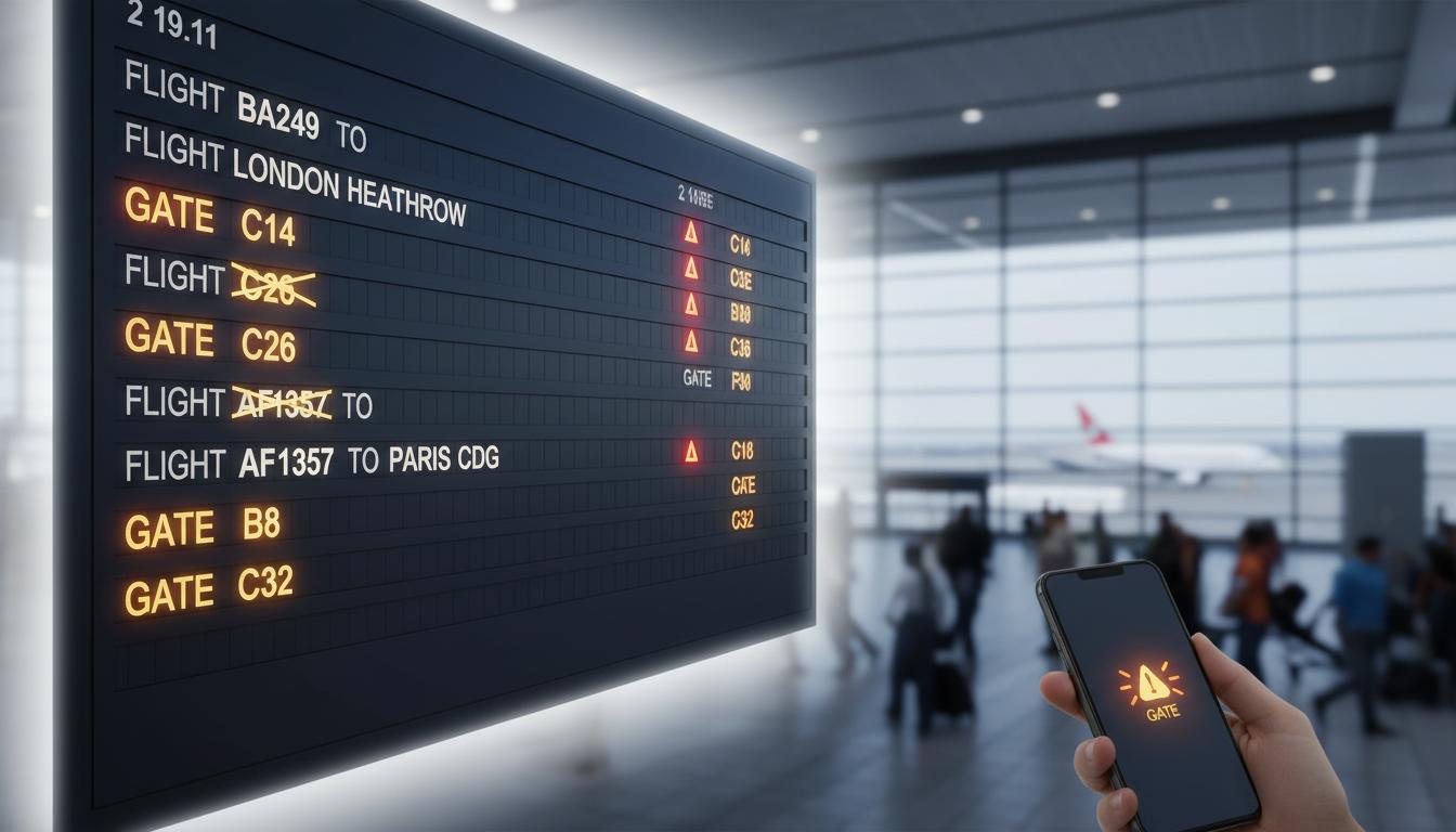 Flight Gate Change Alerts: How to Stay Informed and Prepared
