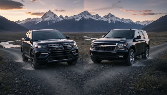 Ford Explorer Vs Chevy Tahoe: a Practical Comparison for 2024 Buyers