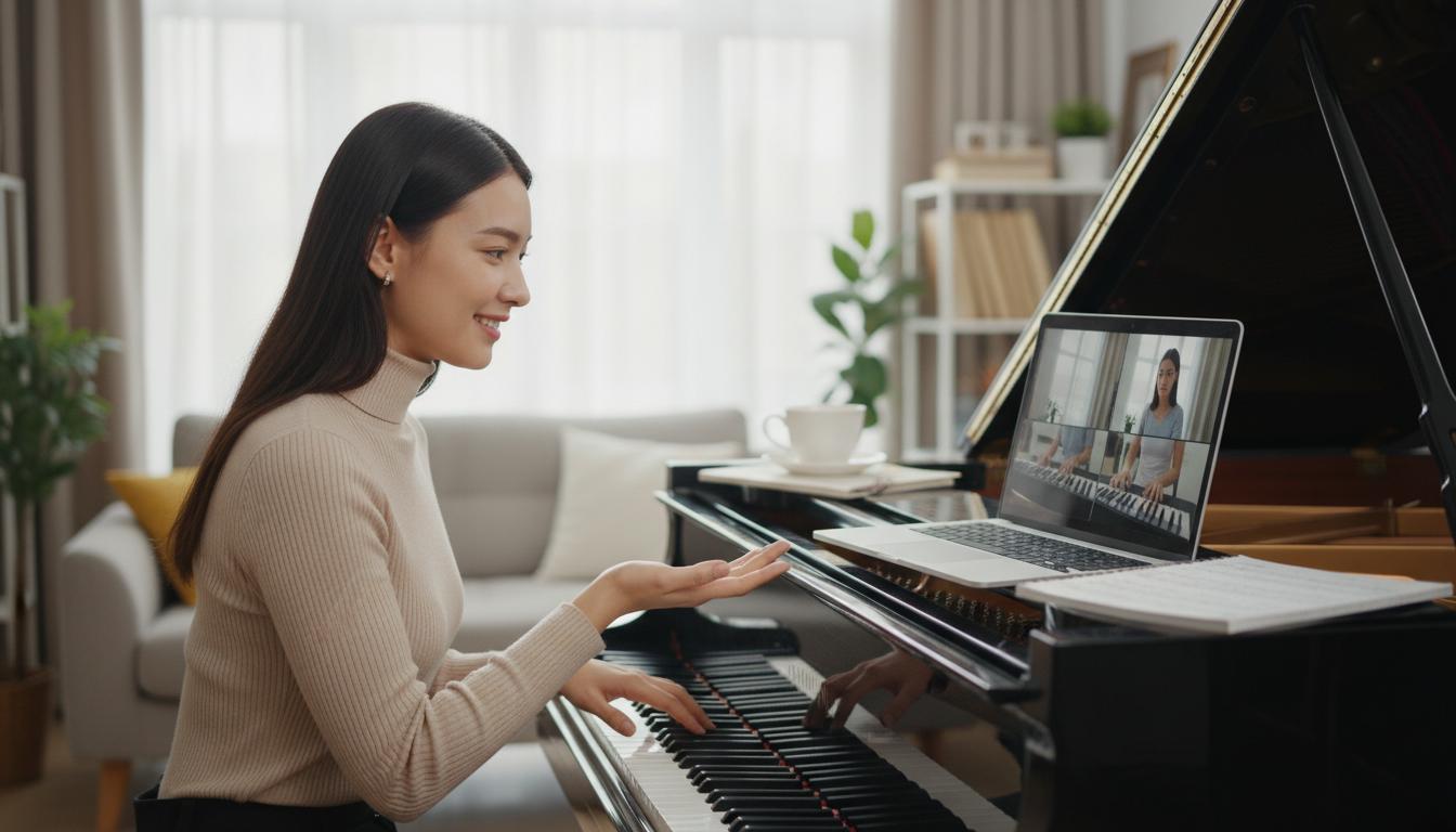 Fortepian online korepetycje: jak zacząć naukę zdalnie?
