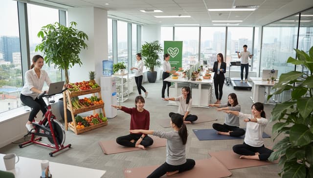 Gesundheitsfördernde Maßnahmen in Unternehmen: ein Praxisleitfaden