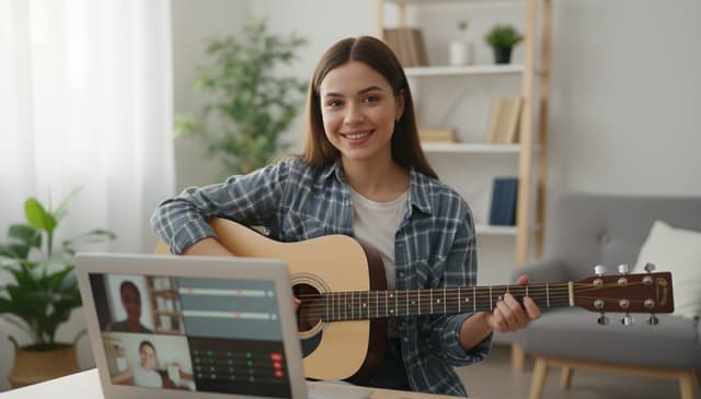 Gitara online korepetycje: praktyczny przewodnik dla początkujących