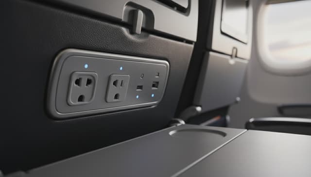 Gniazdka w samolocie: jak działają i gdzie ich szukać podczas lotu