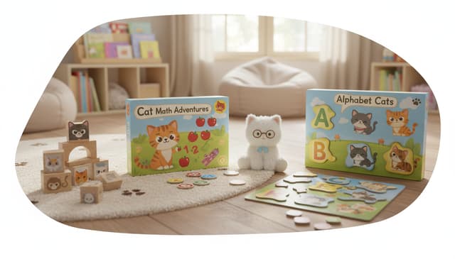 Gry edukacyjne dla dzieci z kotkami: jak łączyć zabawę z nauką