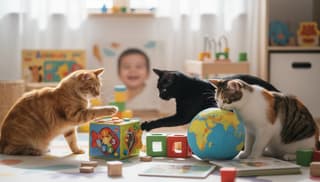 Gry edukacyjne koty dla dzieci: jak wspierać rozwój maluchów