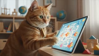 Gry edukacyjne z kotkiem online: jak łączyć naukę z zabawą