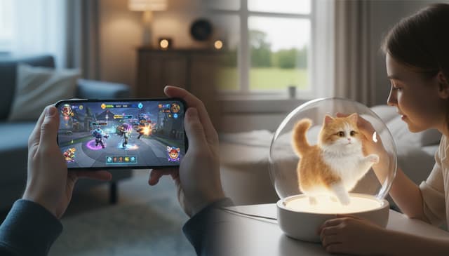 Gry mobilne a wirtualny kotek: porównanie doświadczeń użytkowników