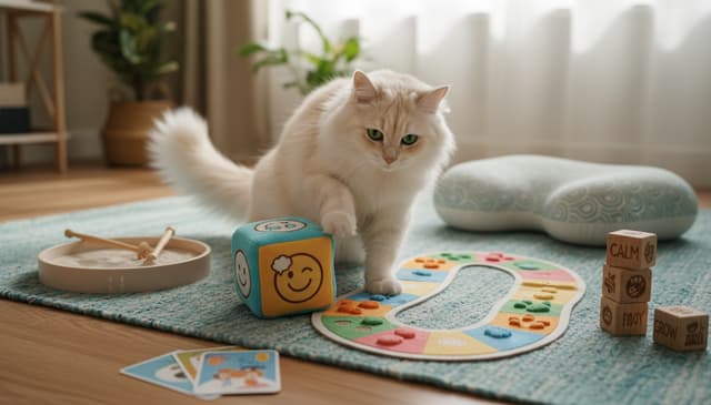 Gry terapeutyczne z kotem: jak wspierać rozwój i relaks pupila