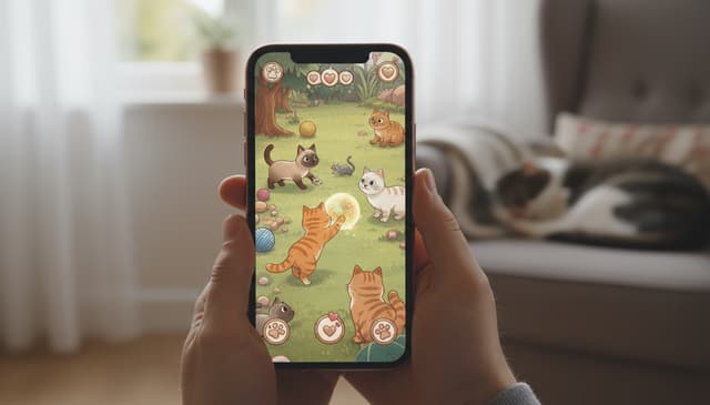 Gry z kotami na telefon: najlepsze aplikacje dla miłośników kotów