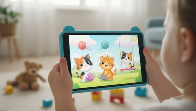 Gry z kotkami dla dzieci: zabawa i nauka w jednym miejscu