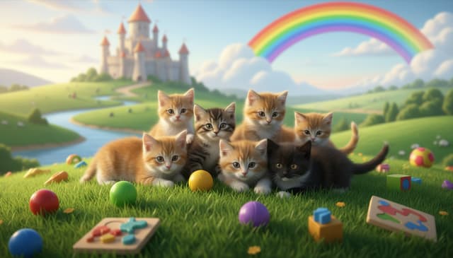 Gry z kotkami dla dzieci za darmo: najlepsze propozycje na kotek.ai