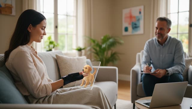 Haustiersimulation in Therapie: wie virtuelle tierbegleitung helfen kann