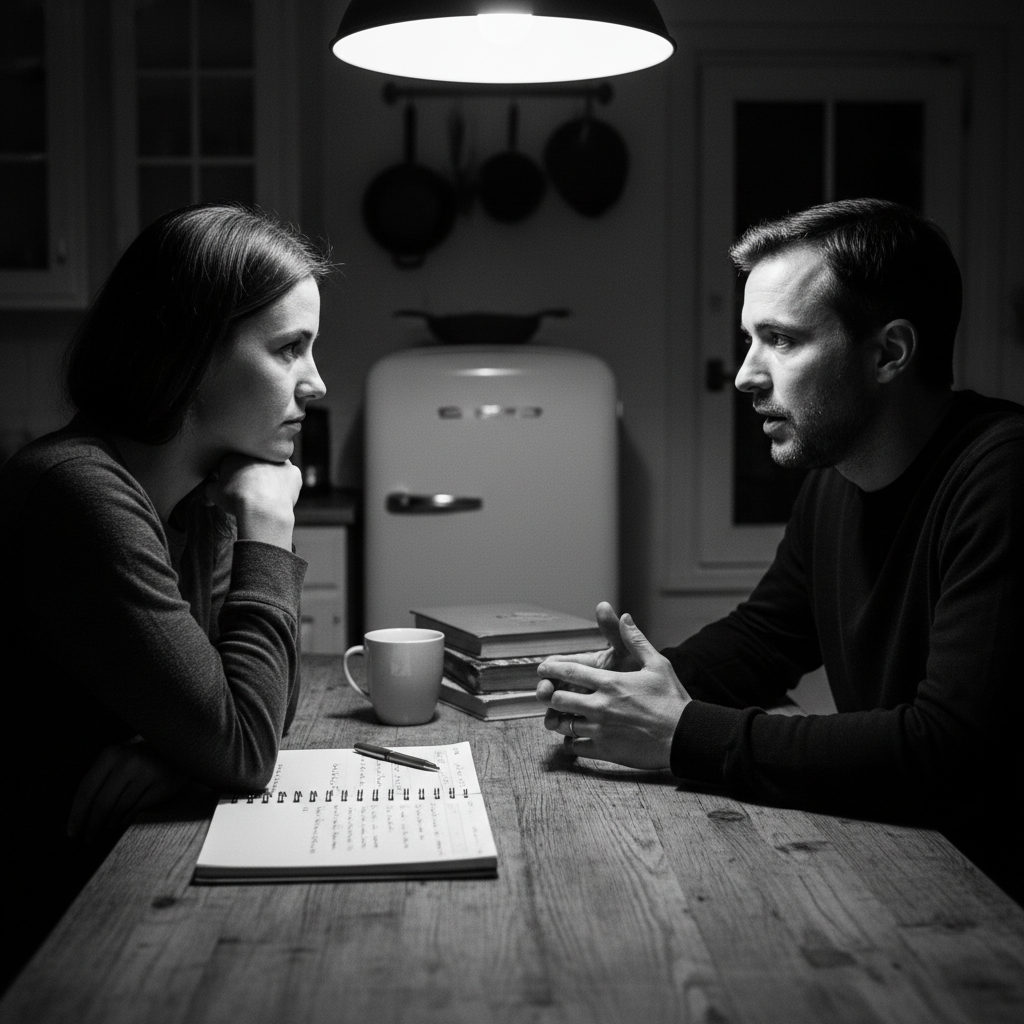 Couple using practical empathy-building techniques at home, empathy exercises for couples