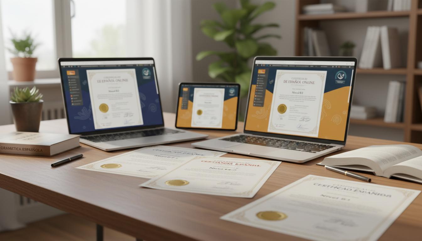 Hiszpański certyfikaty online: jak skutecznie przygotować się do egzaminu