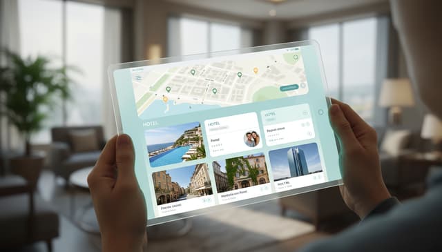 Hotel booking with visually appealing interface: enhancing user experience