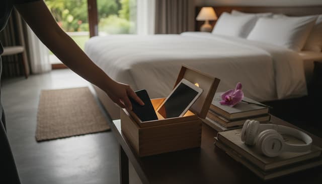 Hotel digital detox: jak skutecznie odłączyć się podczas pobytu?