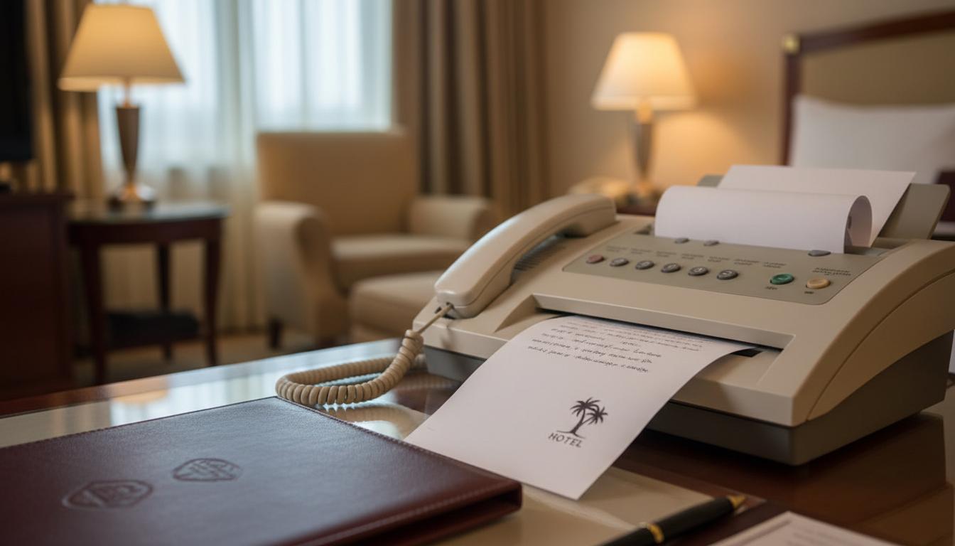 Hotel fax krok po kroku: jak efektywnie korzystać w branży hotelarskiej