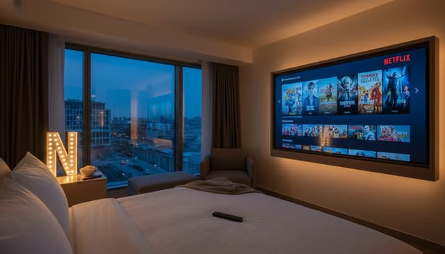 Hotel Netflix: jak korzystać z serwisu podczas pobytu w hotelu