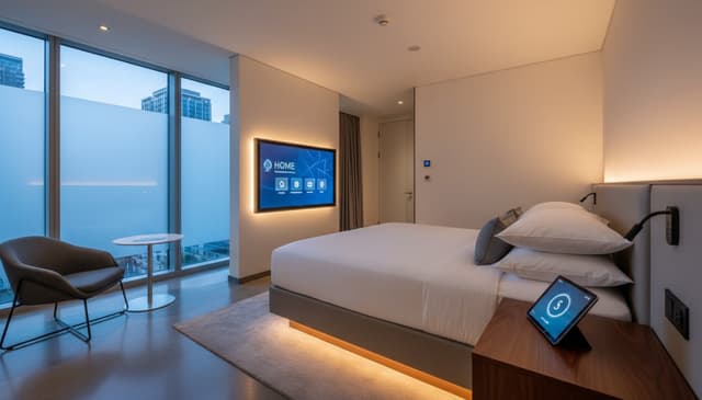 Hotel smart room krok po kroku: jak technologia zmienia komfort pobytu