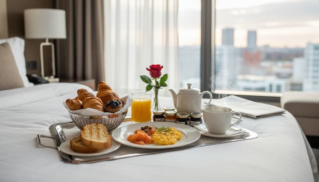 Hotel śniadanie do pokoju: komfort i wygoda na start dnia