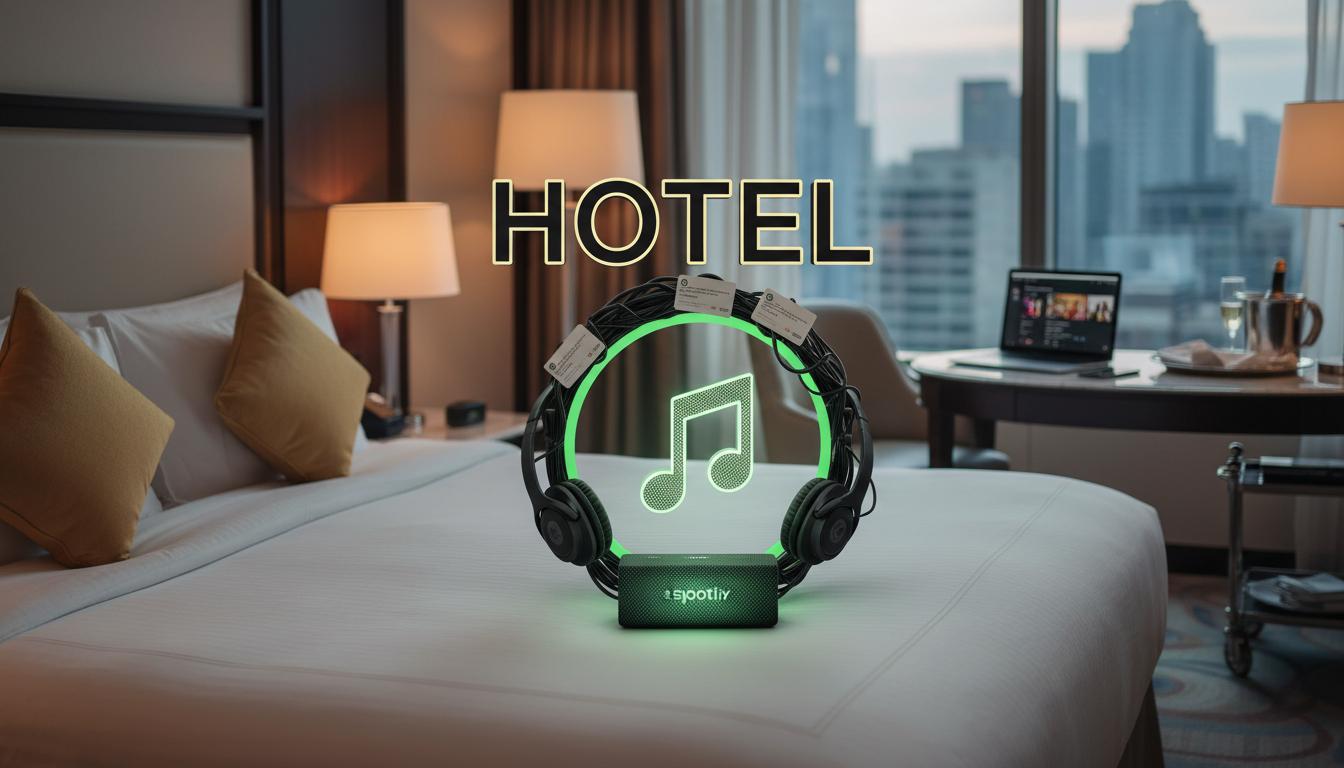 Hotel Spotify: jak muzyka wpływa na doświadczenia gości krok po kroku