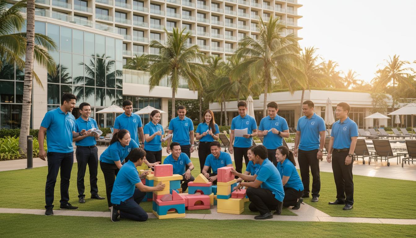 Hotel team building krok po kroku: jak zbudować silny zespół w branży hotelarskiej