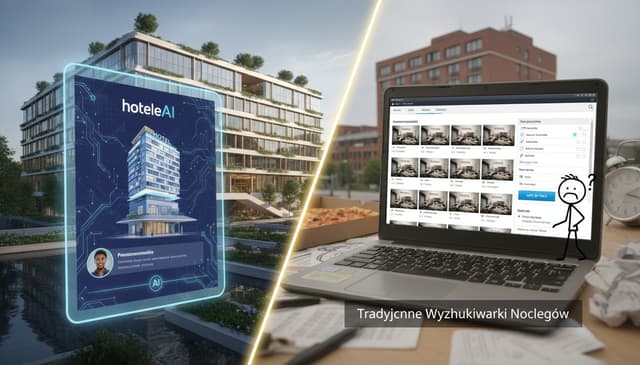 Hotele.ai vs tradycyjne wyszukiwarki noclegów: porównanie i korzyści