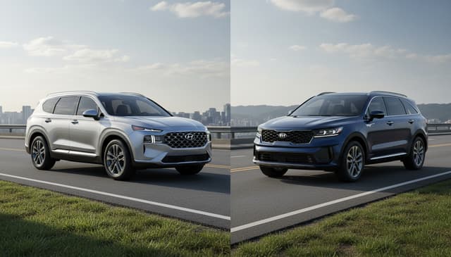 Hyundai Santa Fe Vs Kia Sorento: a Comprehensive Comparison Guide