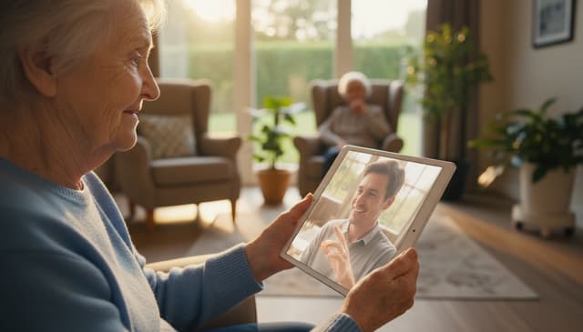 Interactive Memorial Conversations in Elderly Care: Enhancing Connection and Comfort