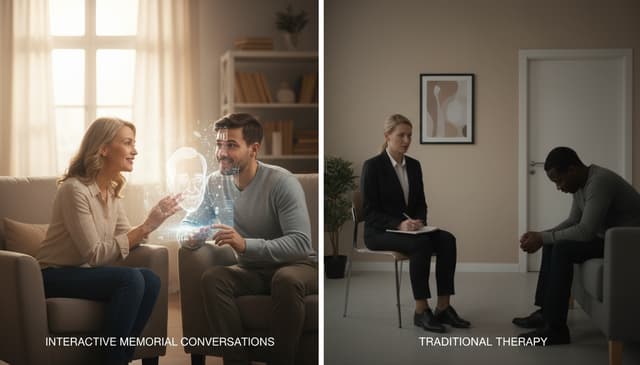 Interactive Memorial Conversations Vs Traditional Therapy: Key Differences Explained