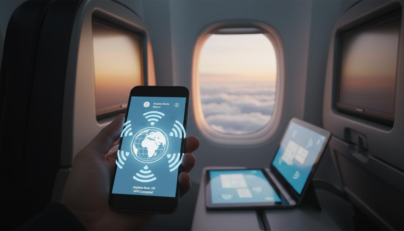 Internet w samolocie: jak działa i czego się spodziewać podczas lotu