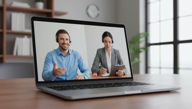 Jak ćwiczyć rozmowy biznesowe online: praktyczny przewodnik