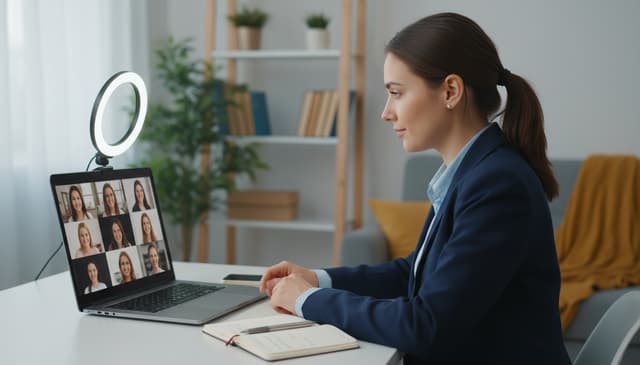 Jak ćwiczyć rozmowy kwalifikacyjne online: praktyczny przewodnik