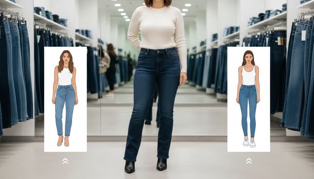 Jak dobrać dżinsy do sylwetki: praktyczny przewodnik stylistki.ai