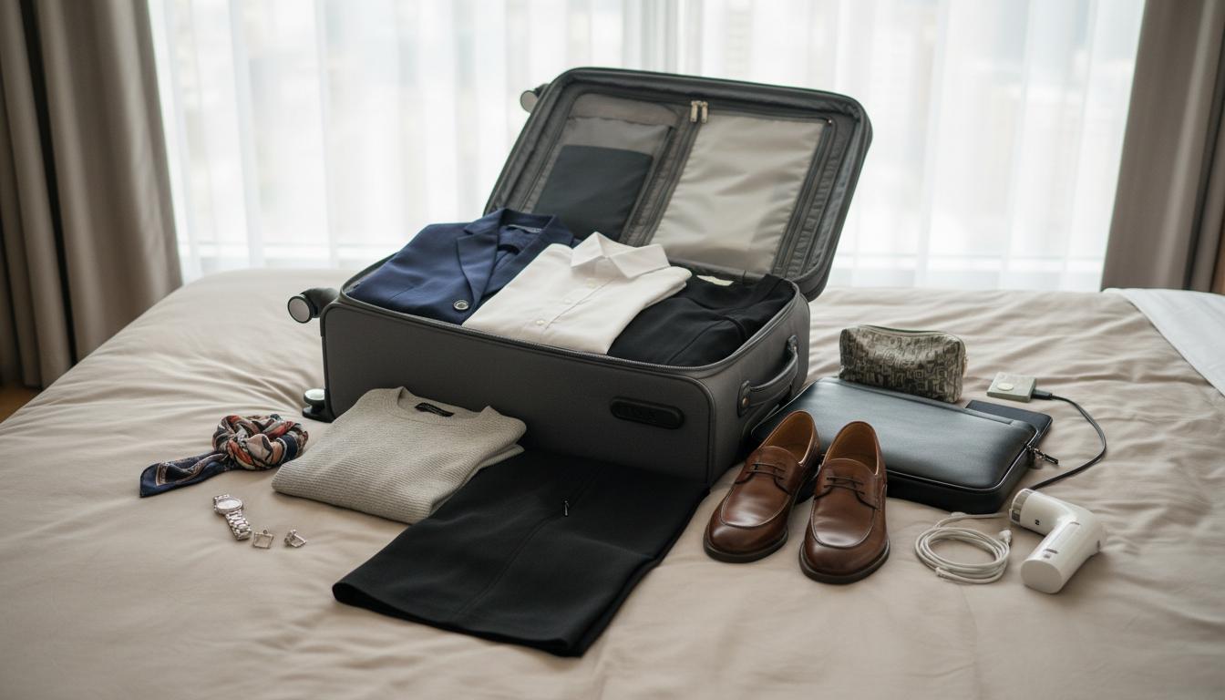 Jak dobrać ubrania na podróż służbową: praktyczny przewodnik