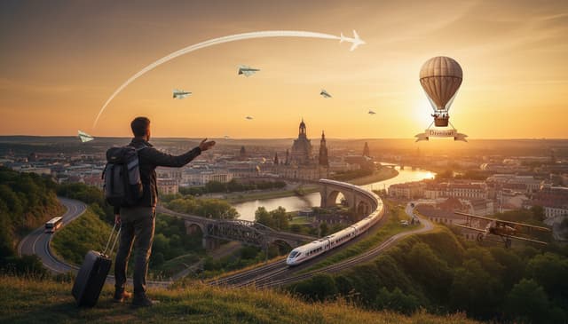 Jak doleciec do drezna: 9 tras i decyzje bez chaosu