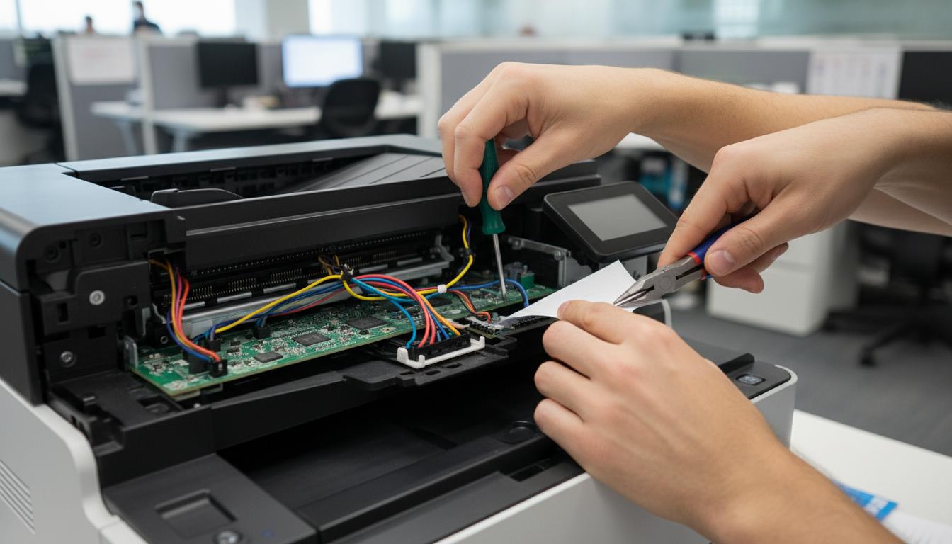 Jak naprawić drukarkę w firmie: praktyczny przewodnik dla informatyków