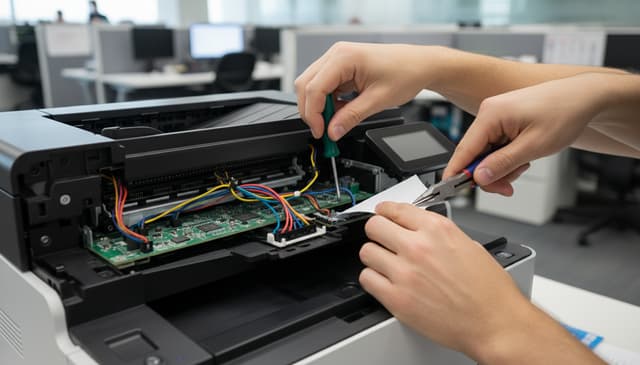 Jak naprawić drukarkę w firmie: praktyczny przewodnik dla informatyków