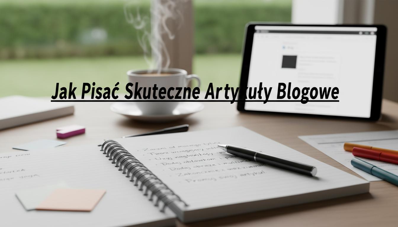 Jak pisać skuteczne artykuły blogowe: praktyczny przewodnik pisacz.ai